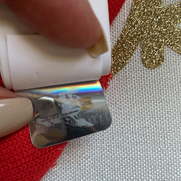 The North Face Unisex Stretch Logo Red Hat New With Tags - Picture 5 of 8